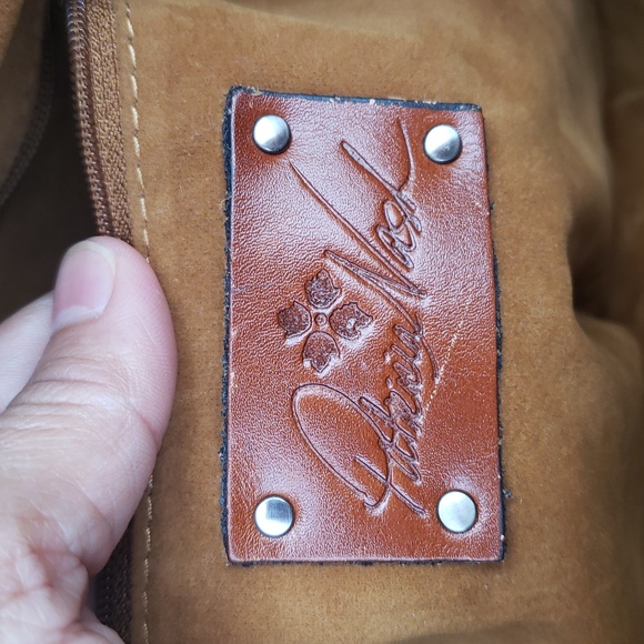 Patricia Nash Womens Arden Black All Leather Shoulder Tote Bag Feminine Designer - Picture 13 of 17